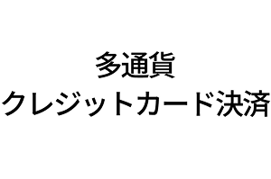 多通貨クレジットカード決済